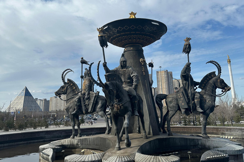 Tour della città di Astana: Guida privata certificata+pranzo+degustazione di vino