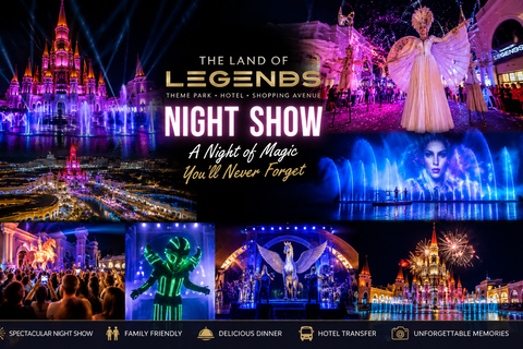Antalya: Land of Legends Night Show with Dinner & Transfer Show w/ Dinner and Hotel Pick Up from Antalya, Bogazkent