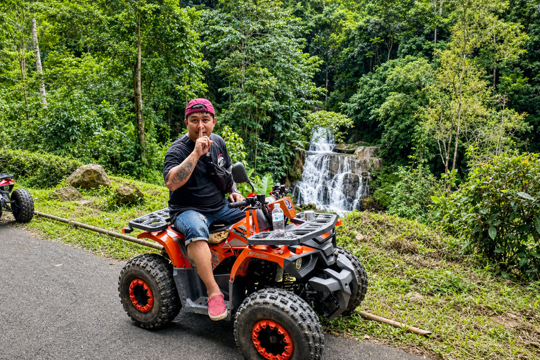 Chiangmai S : Guided ATV Adventure with Waterfalls & Temples