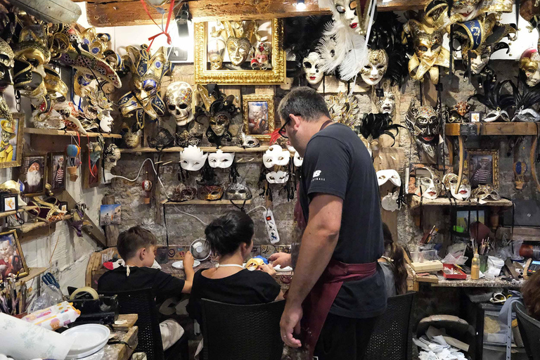 Venice: Carnival Mask Workshop & Prison’s Palace Tour