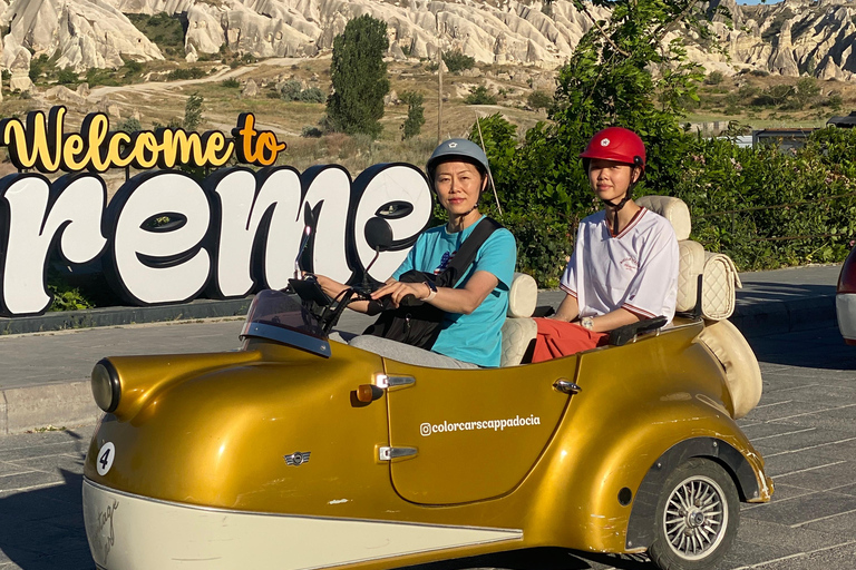 Cappadocia: Vintage Electric Trike Tour – Self-Drive Cappadocia: Vintage Electric Trike – Sunset 2-Hours Ride