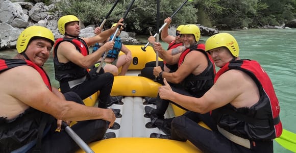 Soča-Fluss-Rafting-Tour mit Guide und Fotos