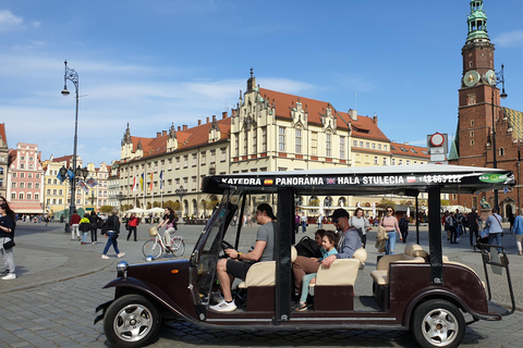 Wrocław: 2-hour RETRO e-bus tour (for groups up to 7 people)