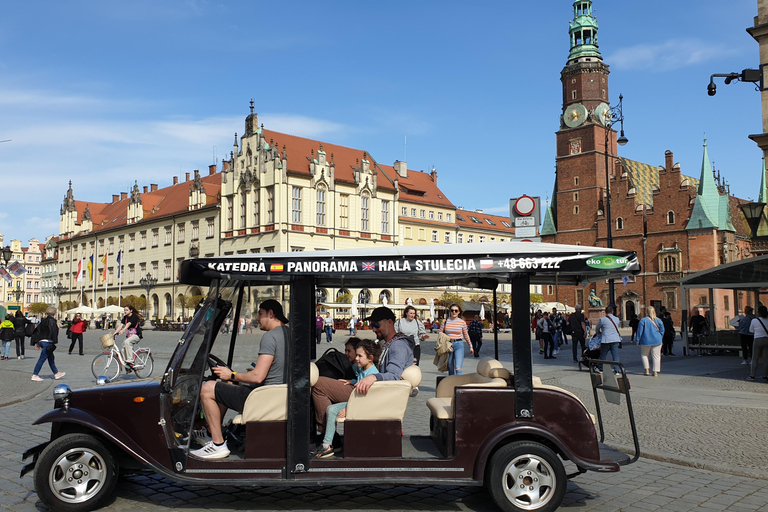 Wrocław: 2-hour RETRO e-bus tour (for groups up to 7 people)