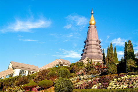 Chiang Mai : Doi Inthanon, chutes d'eau et villages tribaux