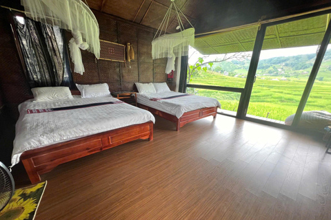 Desde Hanoi: Excursión de senderismo de 2 días a Sapa (Dormir en casa de familia)