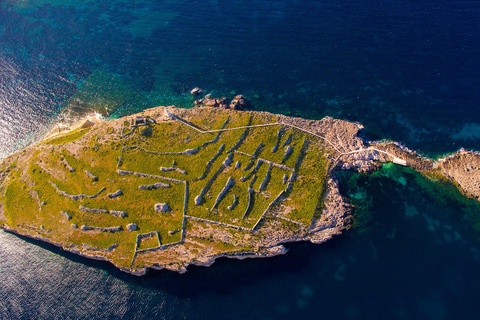 Från St Julian&#039;s: Comino och Blå lagunen med motorbåtAvgång kl. 18:30