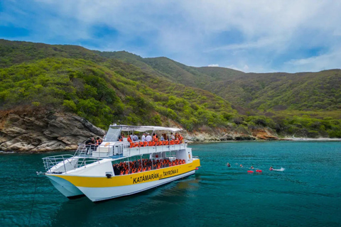 Santa Marta: Barco entre El Rodadero y Playa Bahía ConchaIndividual desde Santa Marta El Rodadero hasta Playa Bahía Concha