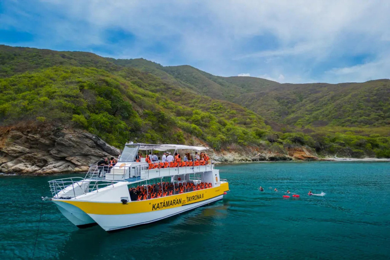 Santa Marta: Barco entre El Rodadero y Playa Bahía ConchaIndividual desde Santa Marta El Rodadero hasta Playa Bahía Concha