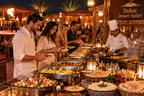Dubai: Red Dunes Desert Safari with BBQ Dinner & Live Shows