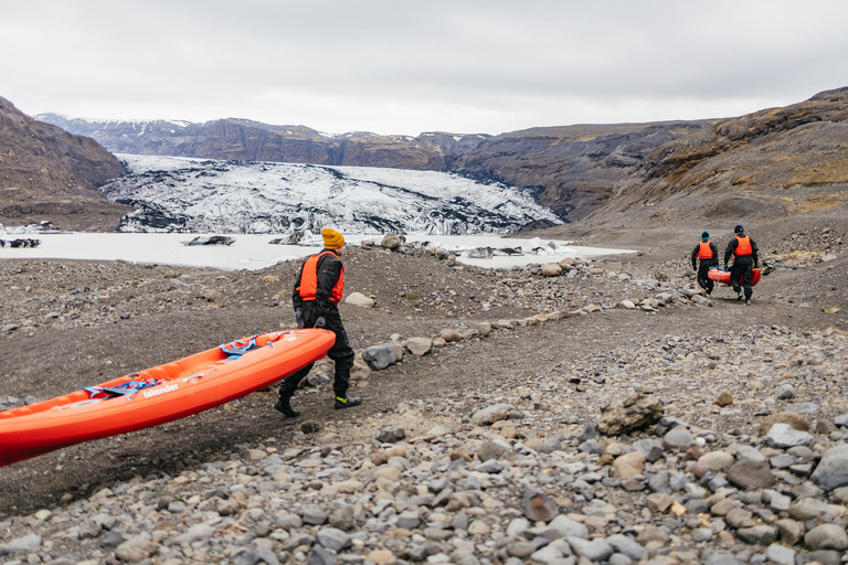 Sólheimajökull: Guided Kayaking Tour on the Glacier Lagoon