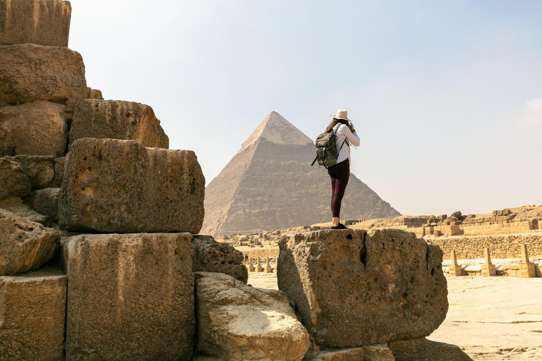 Hurghada to Cairo: Pyramids & Museum for First-Time Visitors Option 2 - The Grand Egyptian Museum (GEM) and Giza Pyramids