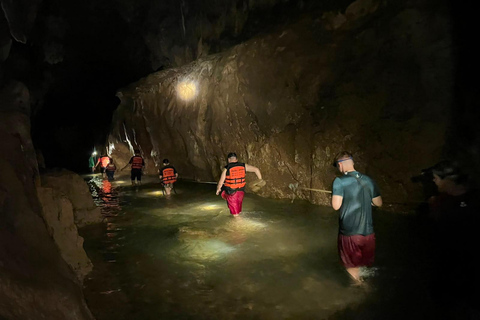 Vang Vieng: Water Cave Tubing & Nam Song River Kayaking Tour