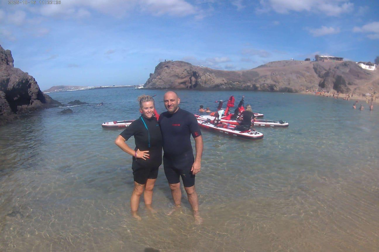 Lanzarote: Electric Paddle Surf and Snorkel Excursion at Papagayo Beach Lanzarote, Individual Electric Paddle Surf and Snorkel Excursion in Papagayo
