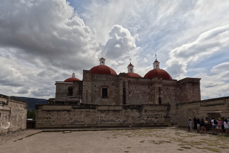Mitla: Fahrradtour zur archäologischen Zone und zu Höhlen mit Felskunst