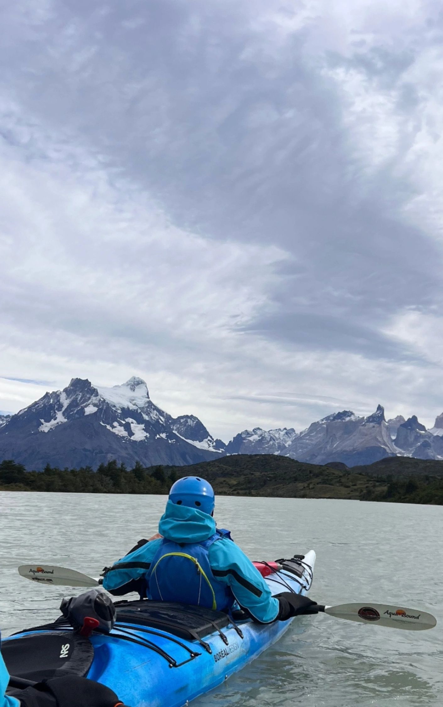 Nationalpark Torres del Paine: Kajaktour auf dem Grey-Fluss