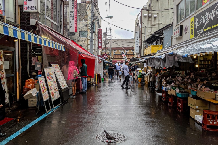 Wycieczka kulinarna na targ rybny Tsukiji w małej grupie
