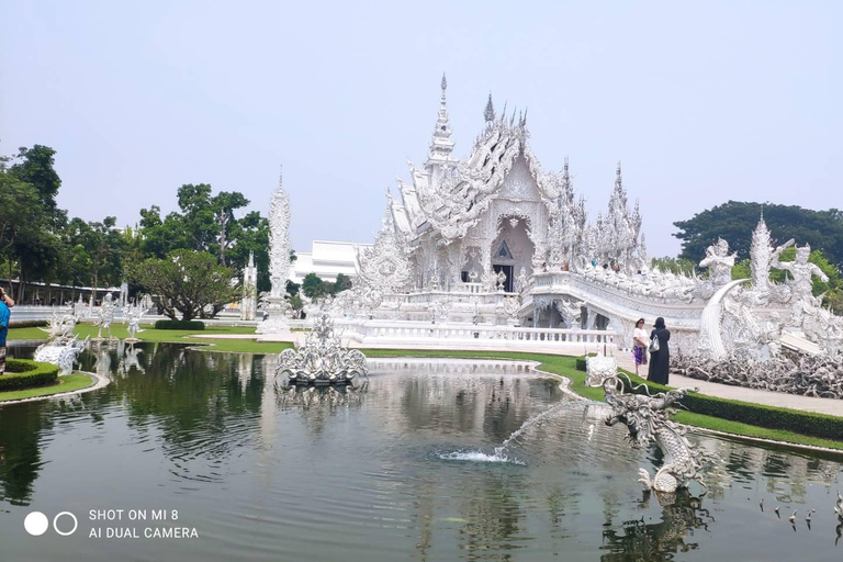 Chiang Rai : White & Blue temples and Emerald Bhudda story. Join Chaing Rai