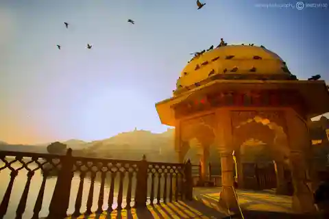 Jaipur: Alba al Tempio di Chulgiri e tour della città