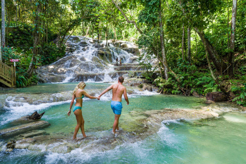 Montego Bay:Blue Hole, Secret Falls &amp; Dunn&#039;s River Fall Trip