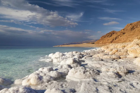 Jordan Private Day Tour: Pink Lake, Crystal Beach &Dead Sea Transportation Only