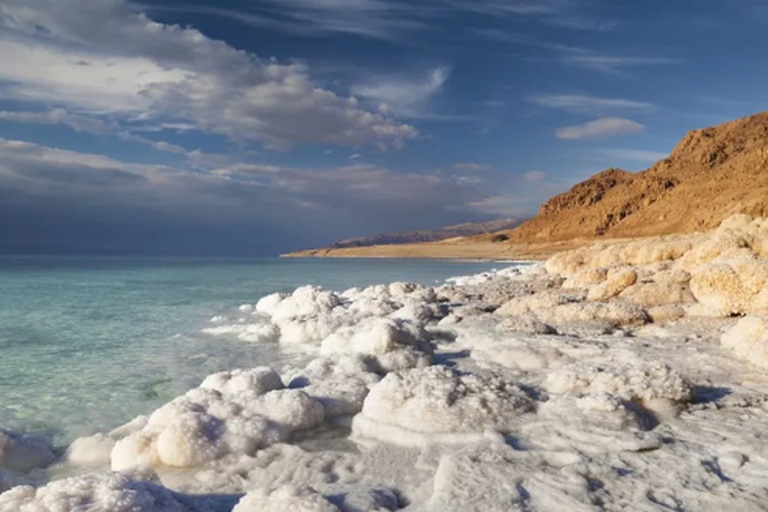Jordan Private Day Tour: Pink Lake, Crystal Beach &Dead Sea Transportation Only