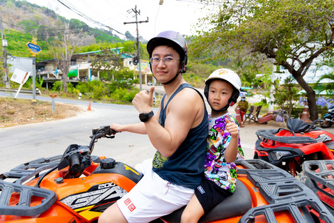 Phuket: Tirolina Volando más Alto que un Halcón con Opción ATVZipline 18 Plataforma y paseo en quad