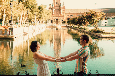 Fotógrafo profesional - Sesión de fotos en la Plaza de España.Fotógrafo profesional. Sesión de fotos en la Plaza de España