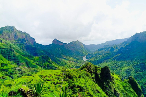 From Praia: Principal Valley Hike & Relax in Tarrafal Beach Shared Group Tour