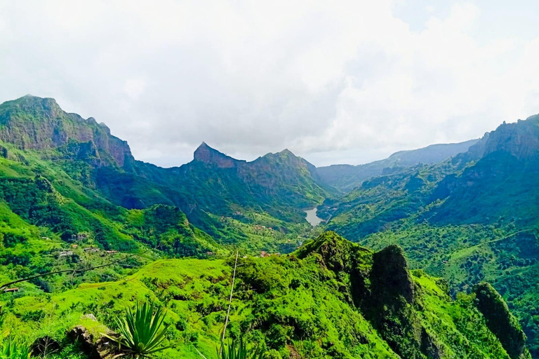 From Praia: Principal Valley Hike & Relax in Tarrafal Beach Shared Group Tour