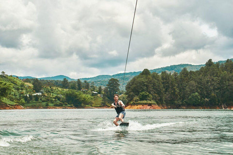 Guatape in Action Tour; Jetski or Wakeboard Adventure!! Piedra del Peñol