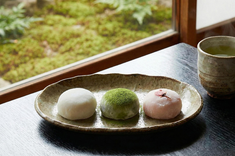 Kyoto: Mochi dessert Making & Tea Tasting Workshop