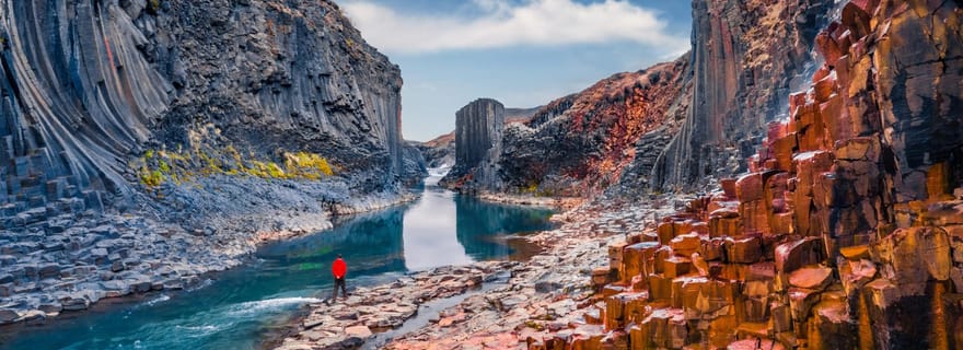 Seydisfjordur : excursion privée au canyon de Stuðlagil