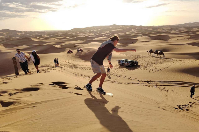 Dubai: Desert Safari with Camel Ride, Quad Bike & BBQ Dinner Shared Desert Safari with BBQ Buffet Dinner