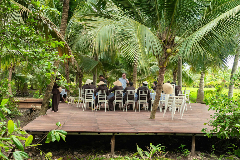 From HCMC-Mekong Delta Eco Tour: Non-Touristy & Small Group Pickup & Drop-off in District 1