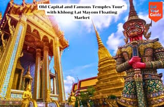 Bangkok: Antike Tempel und Khlong Lat Mayom Markt Tour.