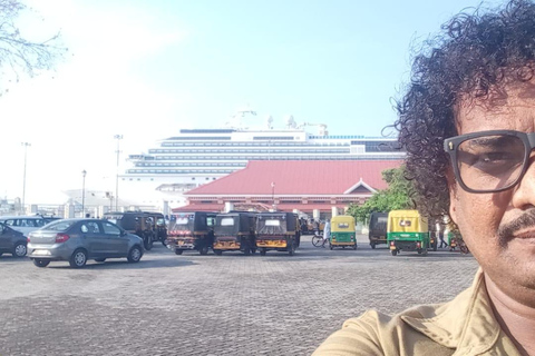 Kochi: Tuk-Tuk Tour met ophaalservice van cruiseschip