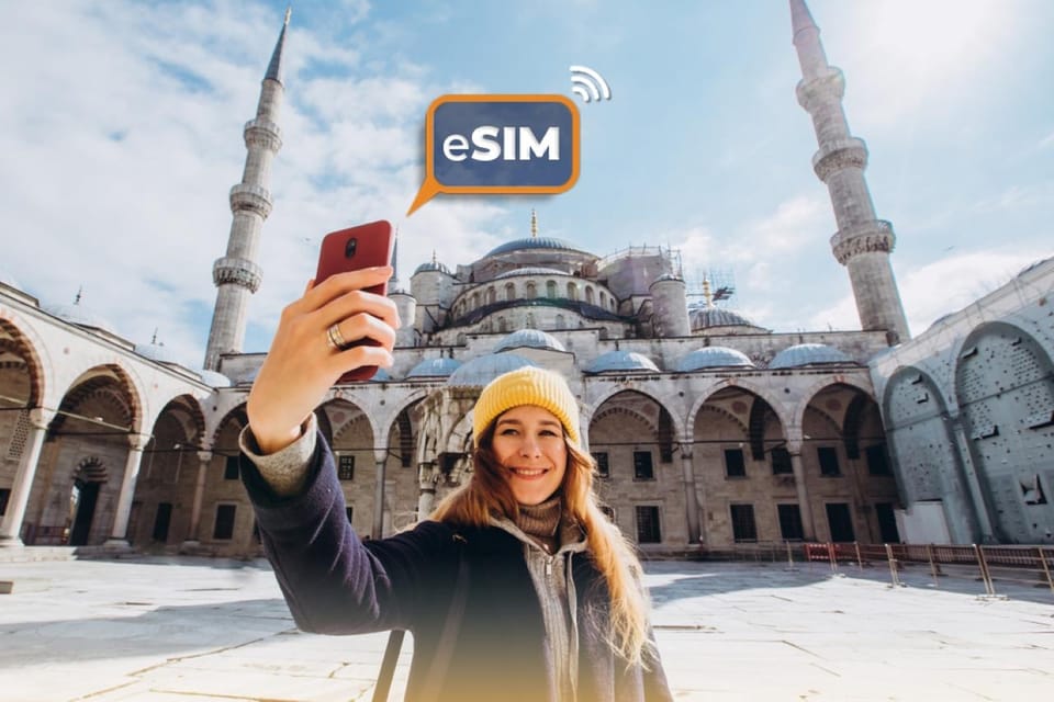 Istanbul Türkei Herunterladbare eSIM mit 20 GB Internet GetYourGuide