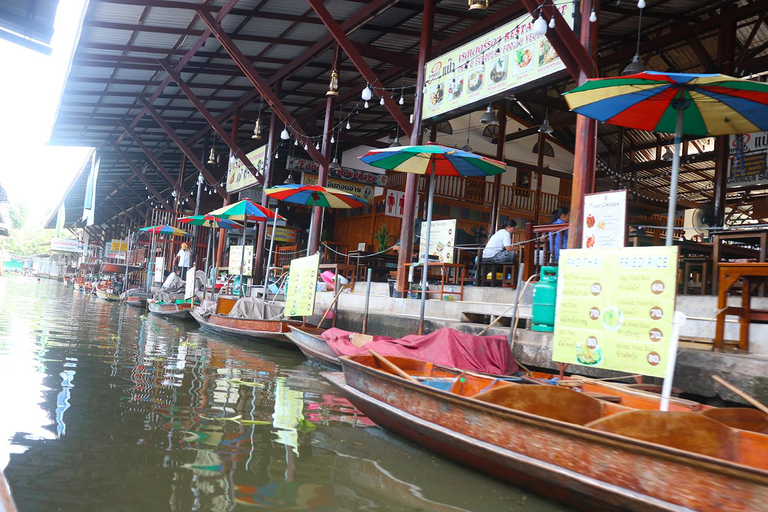 Bangkok: tour del mercato galleggiante di Damnoen Saduak e del mercato ferroviario