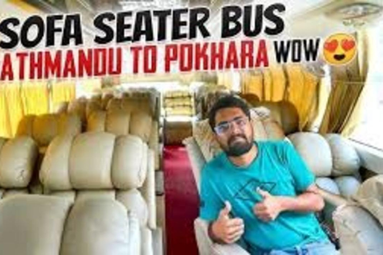 Chitwan nach Kathmandu Luxury Sofa Tourist Bus Service