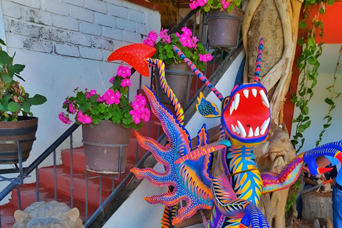 Oaxaca:full‑day tour Monte Alban, mezcal ancestral, alebrijes y barro negro