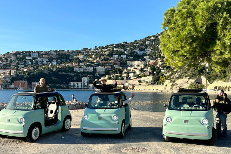 Nice: Visita guiada à Côte d&#039;Azur num descapotável elétrico!