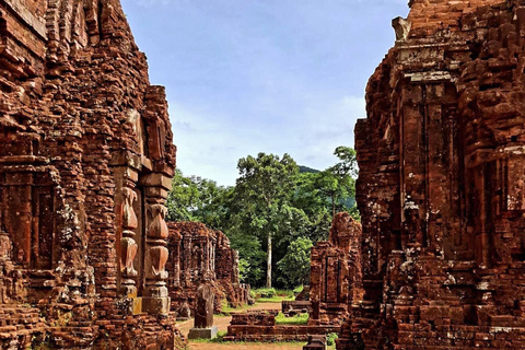 Fantastisk My Son Holyland solnedgång och båttur till Hoi An Ancient