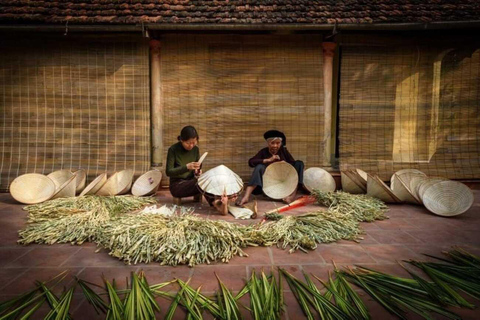 Vanuit Ha Noi: Conische hoed en wierook producerende dorpen tourHele dag: Wierook, Hoeden Maken &amp; Lak Kunst Tour in kleine groep