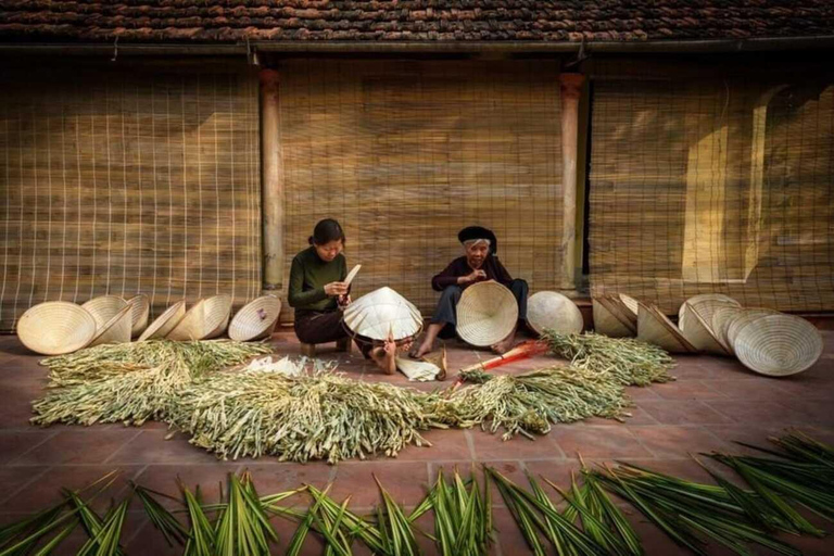 Vanuit Ha Noi: Conische hoed en wierook producerende dorpen tourHele dag: Wierook, Hoeden Maken &amp; Lak Kunst Tour in kleine groep