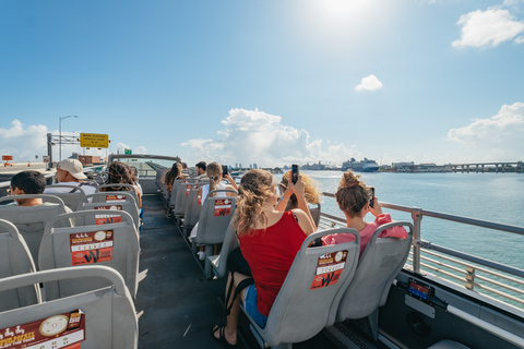 Miami Combo: Open-top Bus Tour & Millionaires Row Bay Cruise Miami: Open-Top Bus Tour & Millionaire's Row Bay Cruise