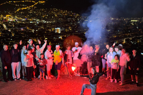 Alanya: Night Safari and Disco Boat Tour with Dinner