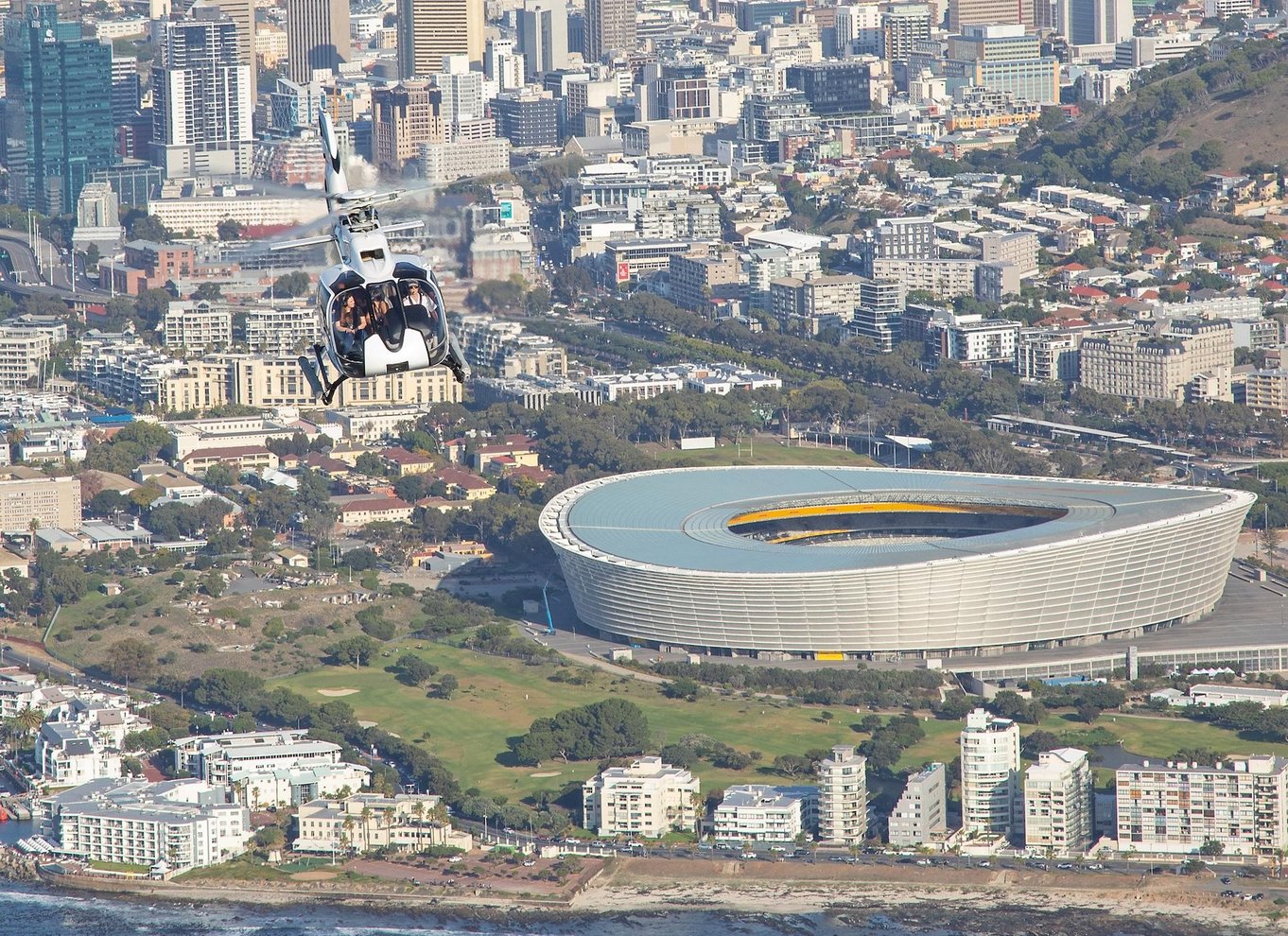 Cape Town: 12-minutters byrundvisning i helikopter