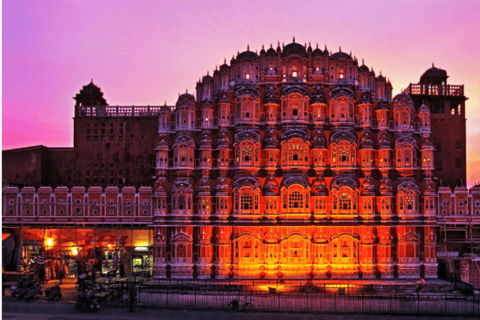 Jaipur: Amber fort hawa Mahal en jantar mantar tour