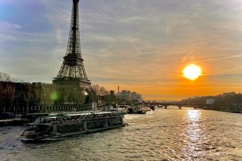 Paryż: rejs dzienny lub o zachodzie słońca z napojem, lodami lub deserem